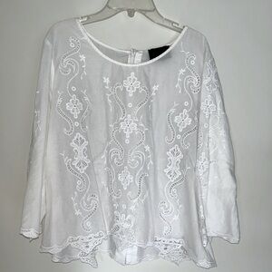 Cynthia Rowley Large Cotton Blouse